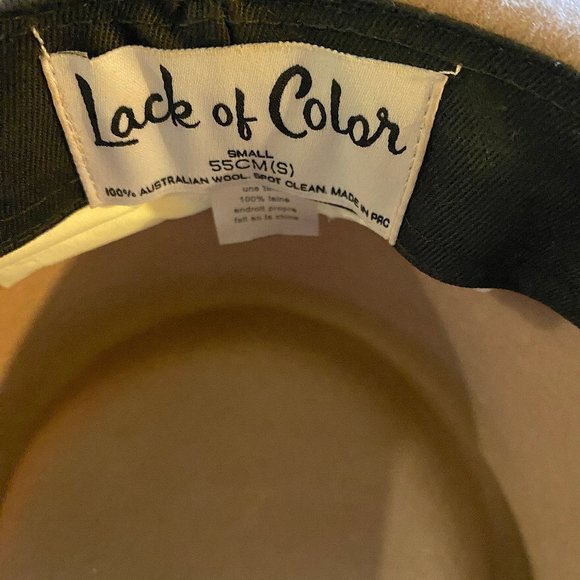 Lack of Color Zulu Rancher Hat in the Color Sand Size Small main image 4